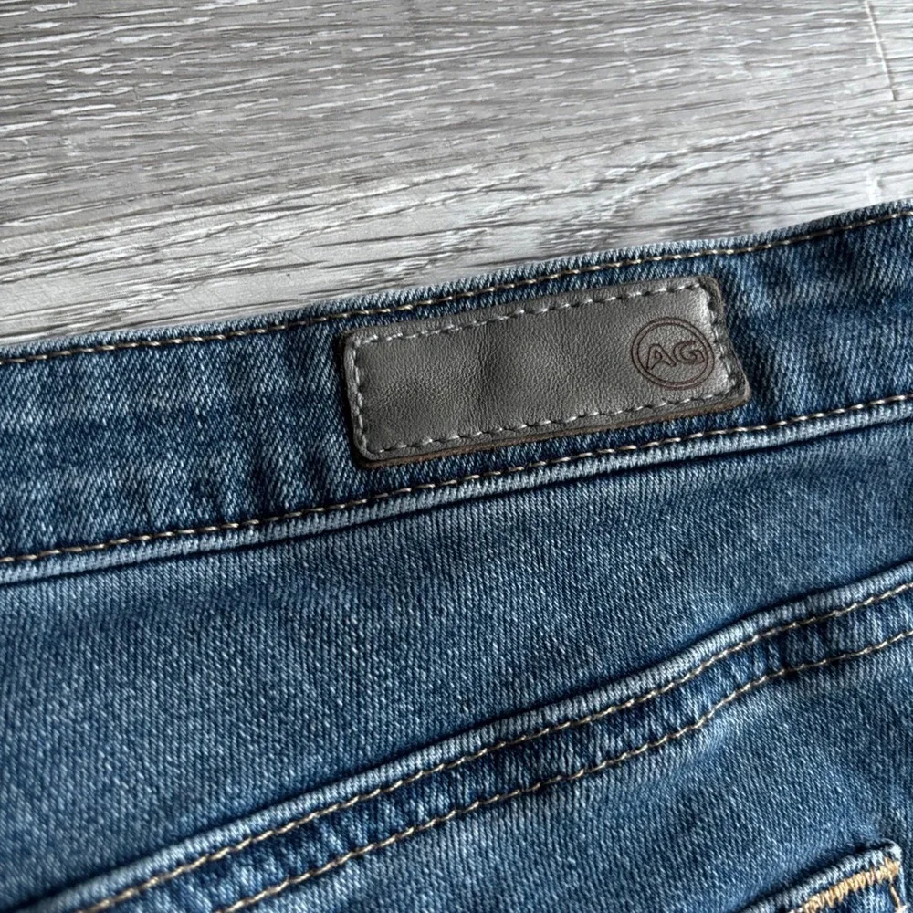 AG Adriano Goldschmied The‎ Prima Skinny Leg Jeans Women Size 29 Distressed Blue - Picture 9 of 9